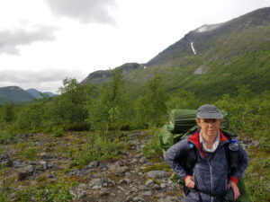 Stefanie Baumann in Lappland